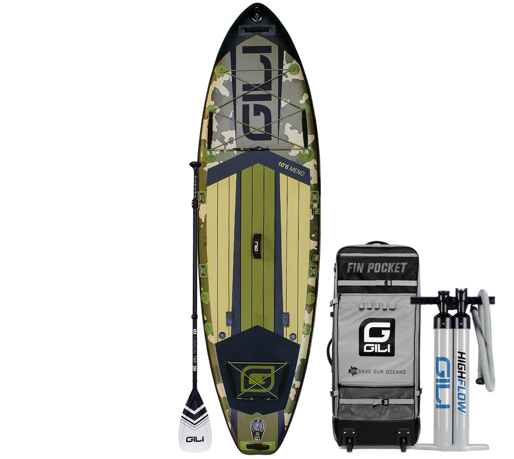 10'6 / 11'6 MENO Inflatable Stand Up Paddle Board - GILI Sports