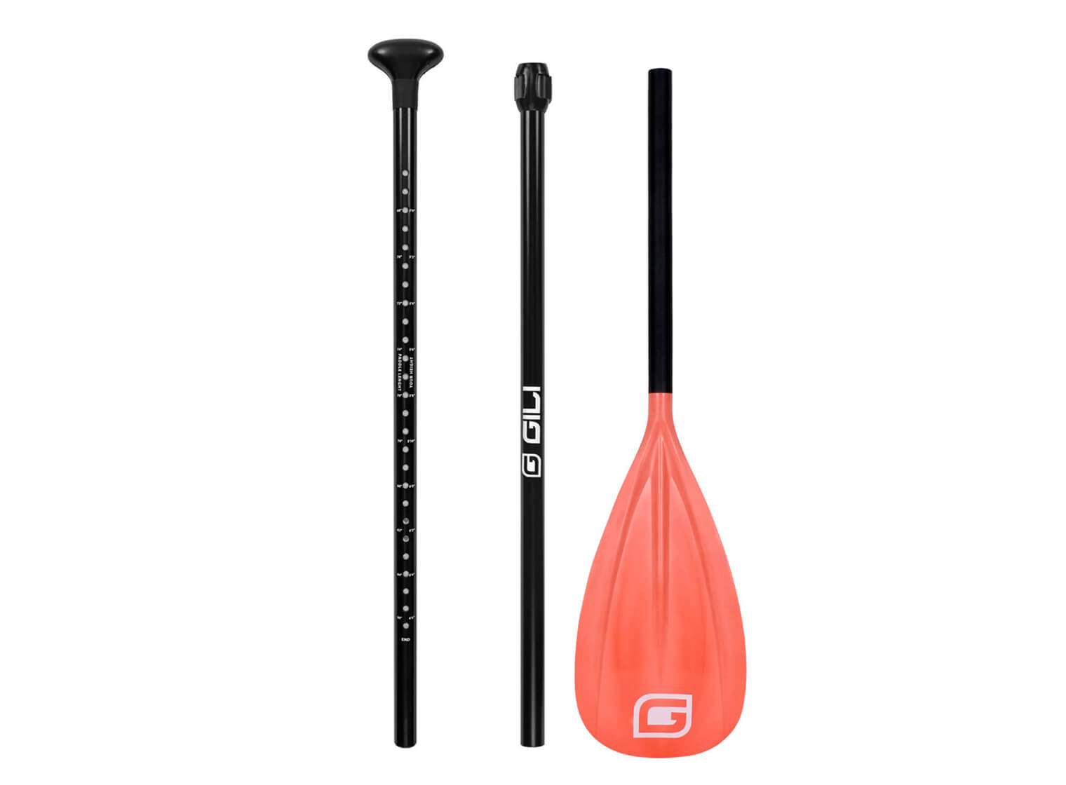 SUP 3 Piece Alluminum Paddle, shops Floating, Adjustable By Height, Body Glove