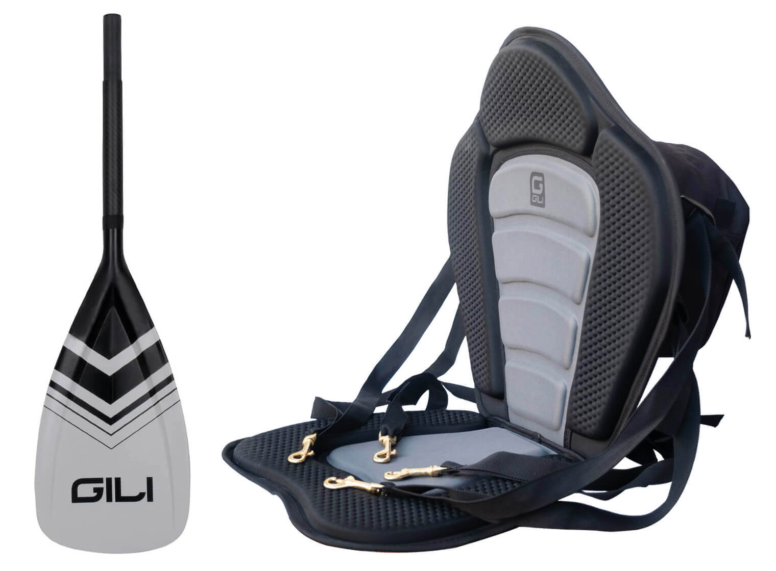 Sup to Kayak Conversion Kit for Paddle Boards | Gili Sports Carbon Fiber (Meno/Komodo/Adventure/Mako) / Nylon